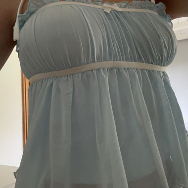 Babydoll Top light blue