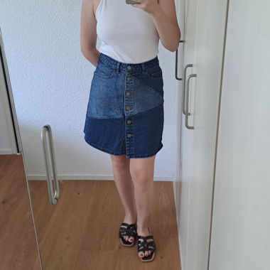 Kurzer Jeansrock