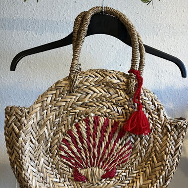 Sac à main en paille