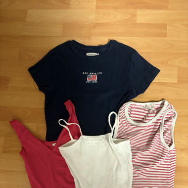 Crop Tops set one for four.