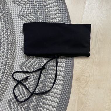 Black bandeau Bikini top 