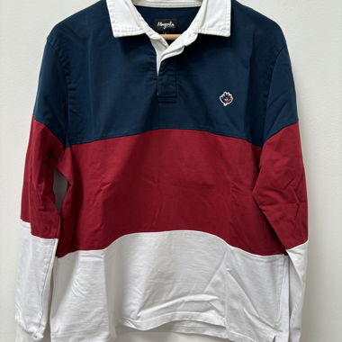 Polo maniche lunghe magenta