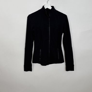 Lululemon schwarze Zip-Jacke