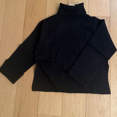 Zara black turtleneck sweater Size L 
