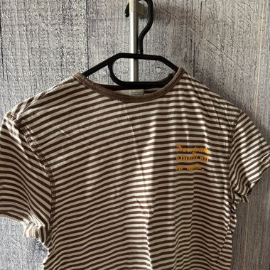 kurzes t-shirt streifen