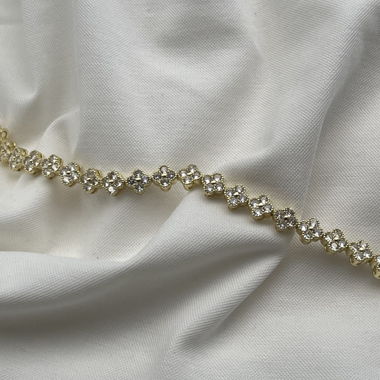 18k Clover necklace