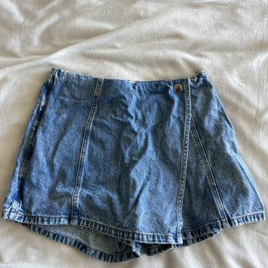 Gonna-pantalone in denim