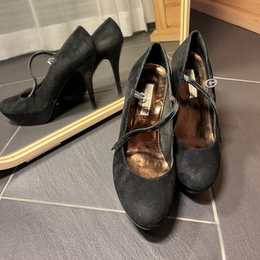 Mary Jane High Heels mit Plateau