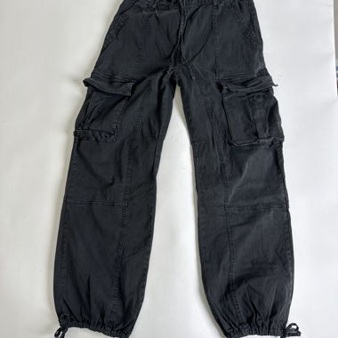 Black cargo pants