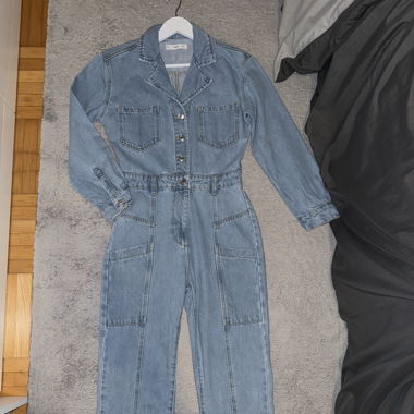 Blue Denim Jumpsuit