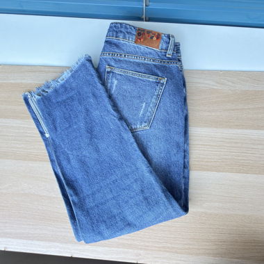 Zerrissene Zara Z1975 Denim-Jeans für Damen