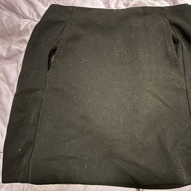 Jupe noir Pinky avec poche et zip
