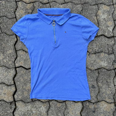 Tommy Hilfiger quarter Zip blau M