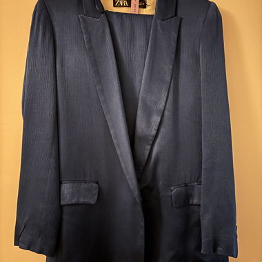 Tailleur da donna blu Zara