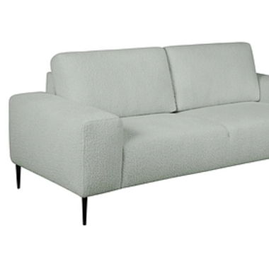 3-er Sofa weiss, Stoff zu verkaufen 