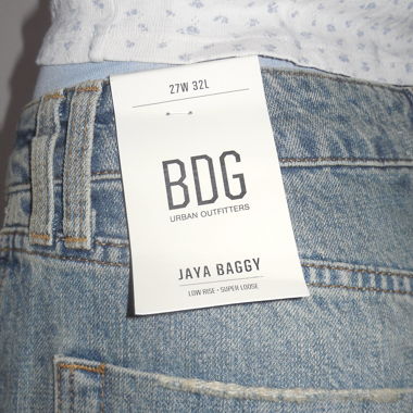 Jaya Baggy Bdg Jeans Butterfly