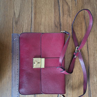 Closed - Sac à bandoulière en cuir rouge