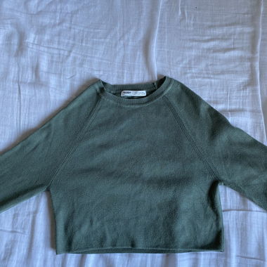crop top à manches longues 