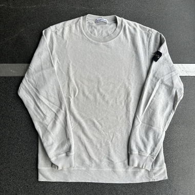Stone island 'old' treatment sweatshirt (hellgrau)