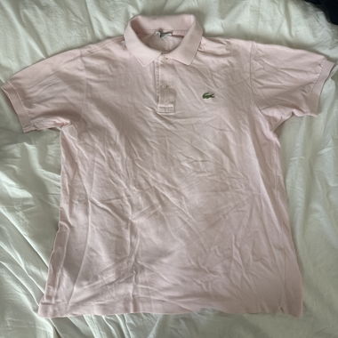 Lacoste Pink Polo Shirt