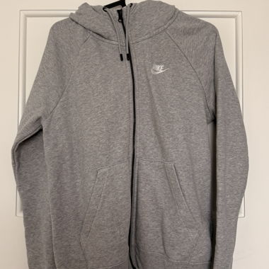 Nike grauer Zip-Hoodie