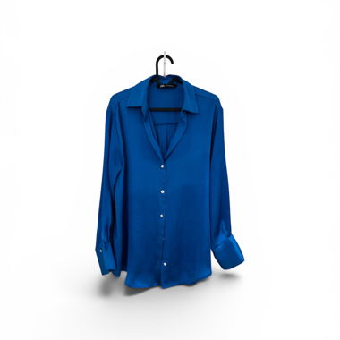 Blue Button-Up Shirt