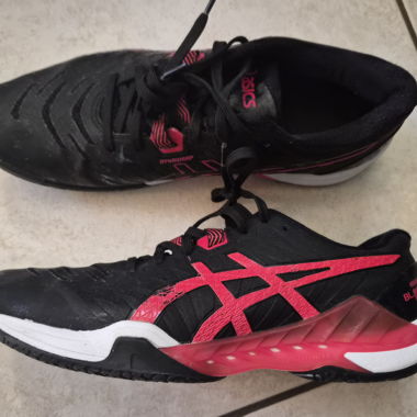 Scarpe sportive ASICS nero/rosa