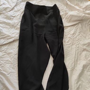 schwarze Anzugshose