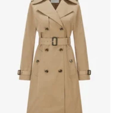 HUGO BOSS TRENCH DOPPIO PETTO CON CINTURA CON FIBBIA