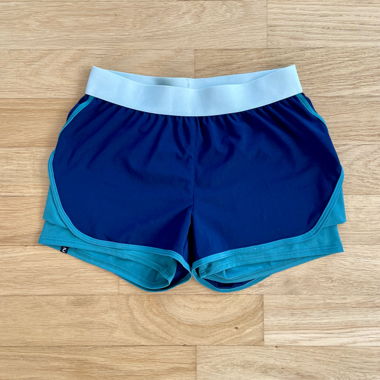 Blaue Sporthose 