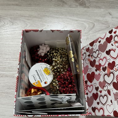 Geschenkbastelset in Herzbox