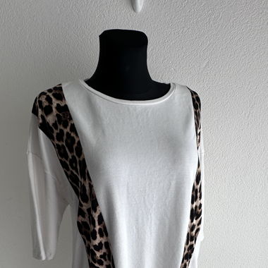 CUBUS Leo Leopard Tunika Kleid oversize Gr. S 