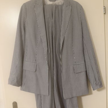 Striped Blazer with Trousers