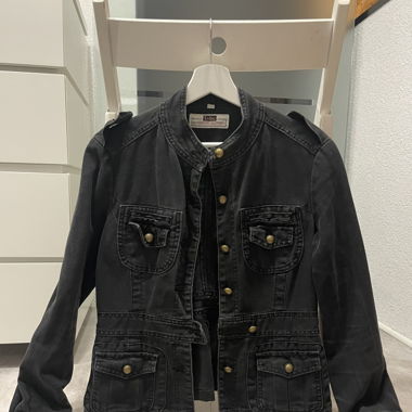 Jeansjacke schwarz