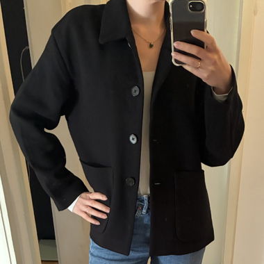 Stylish Black Spring Jacket