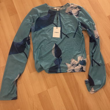 Miaou floral mesh top