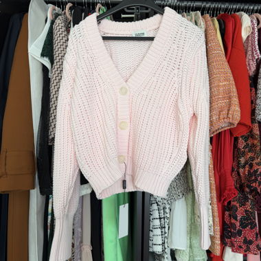 Cardigan en maille rose Claudie Pierlot
