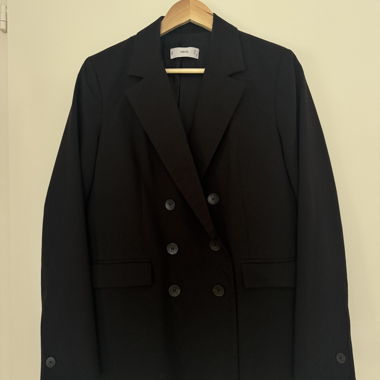 Blazer nero Mango