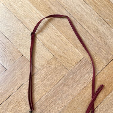 Ledertasche rot