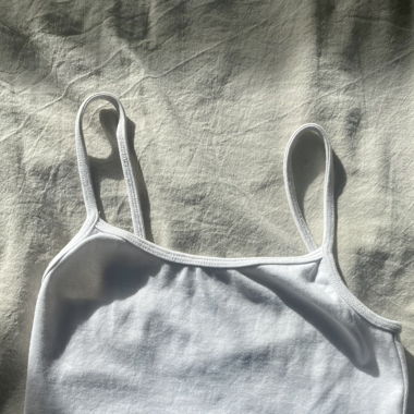crop top XS tally weijl white