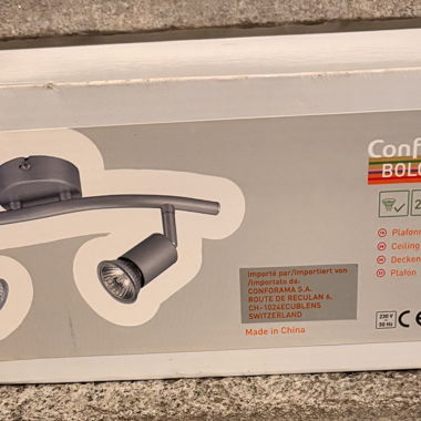 Conforama BOLO ceiling spotlight 2-pack