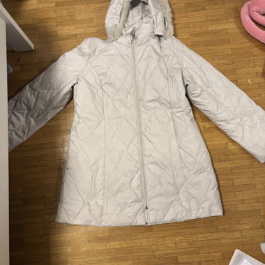 Cappotto invernale bianco