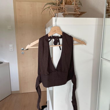 Brown Brandy Melville Evening Top (Backless)