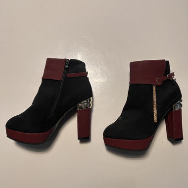 Black-Bordeaux Shoes