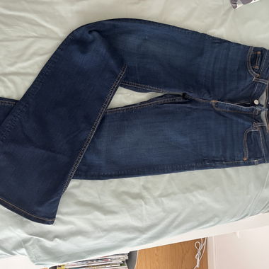 Zara jeans Patte d’eph bleu fonce