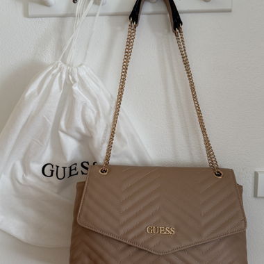 Sac bandoulière beige GUESS