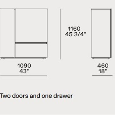 Free High Sideboard von B&B Italia