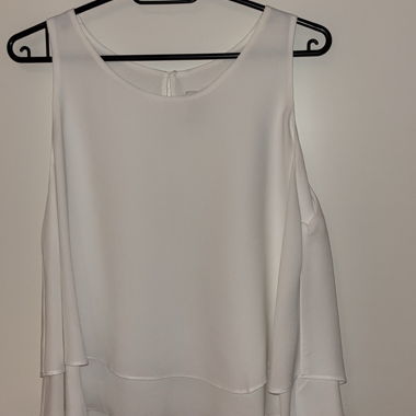Zebra White Blouse Top