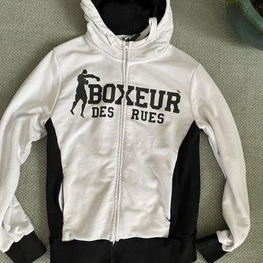 Boxeur des Rues Zipper blanc