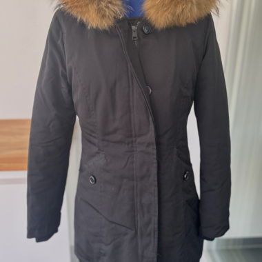 Women's Winter Parka with Fur Hood